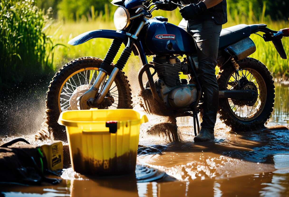Astuces pour nettoyer sa moto après une sortie tout-terrain