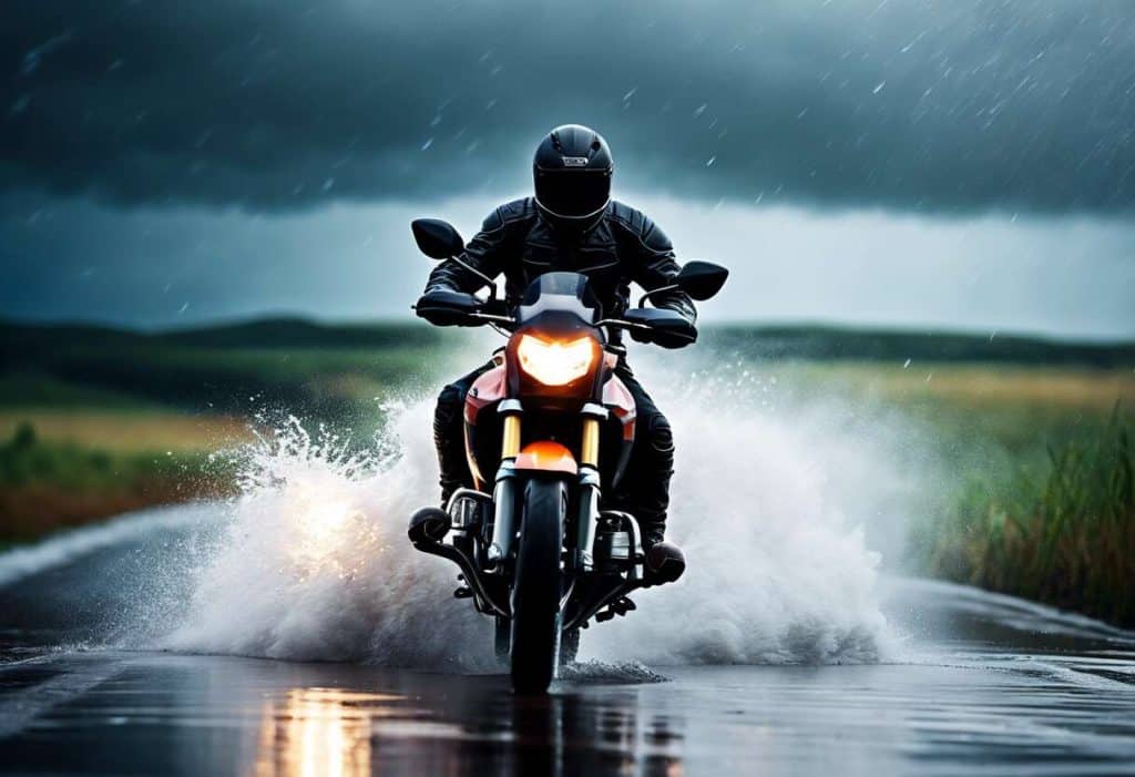 Comment s'équiper à moto lors de mauvaises conditions météorologiques ?