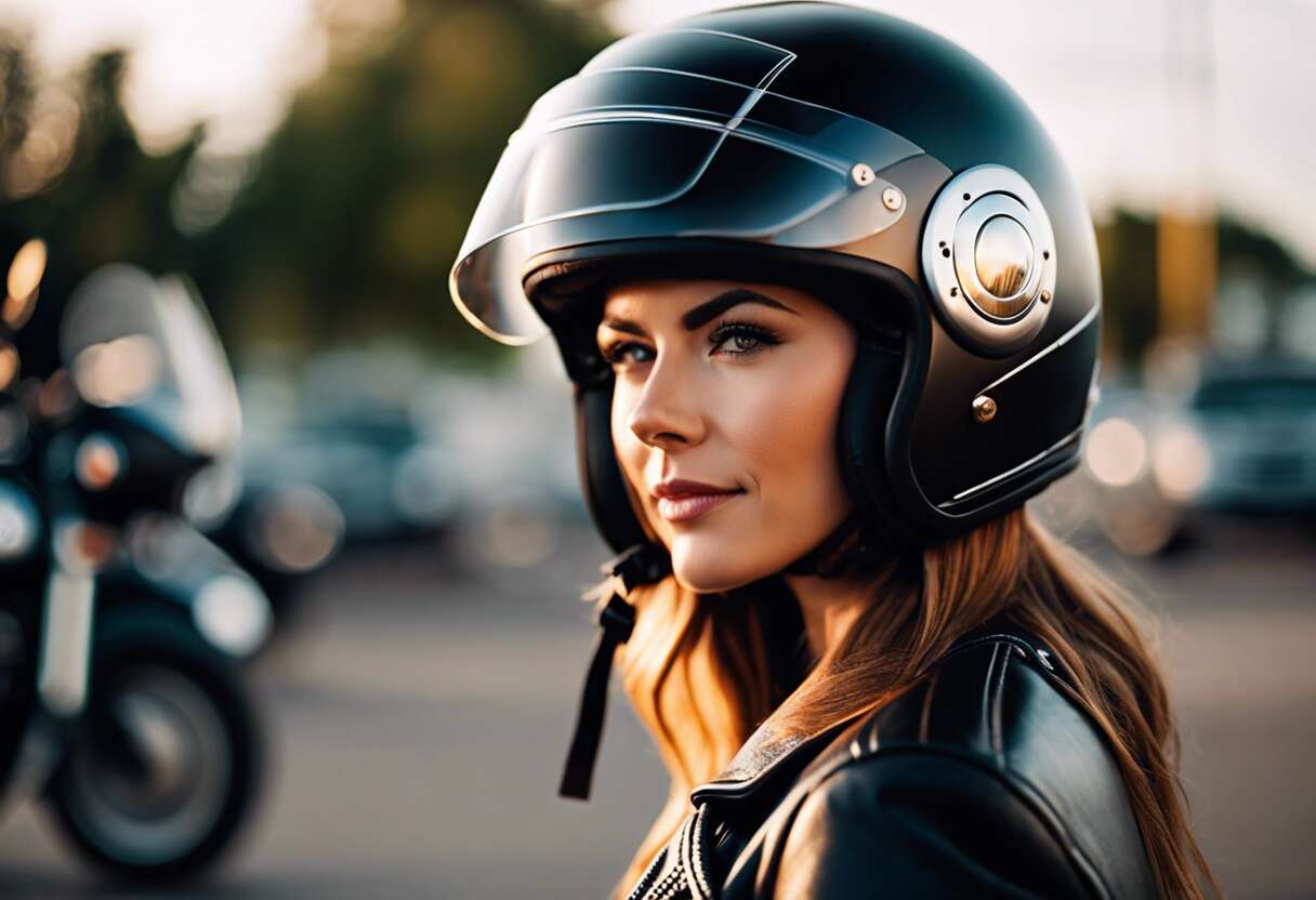 Choisir un casque moto adapté à la morphologie féminine