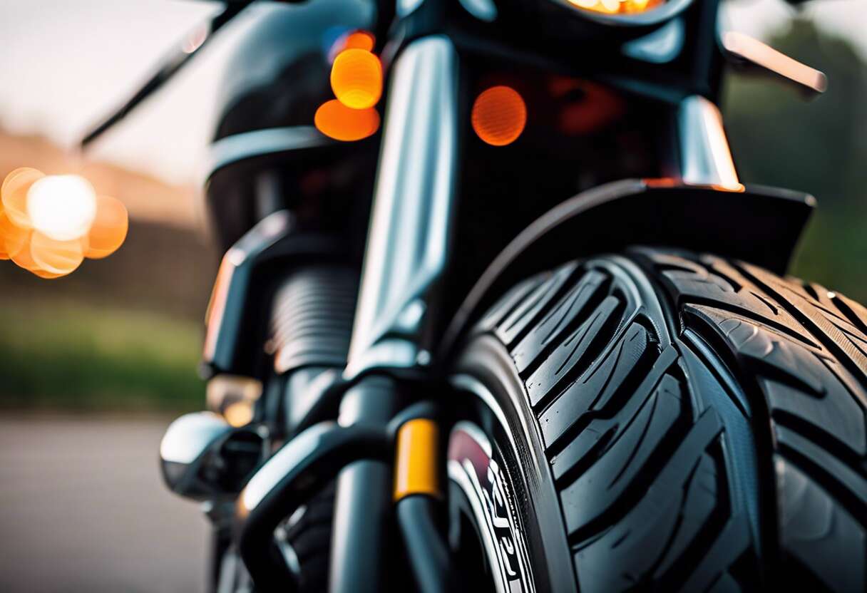 Marquages spécifiques : qu'est-ce que le dot sur un pneu moto ?