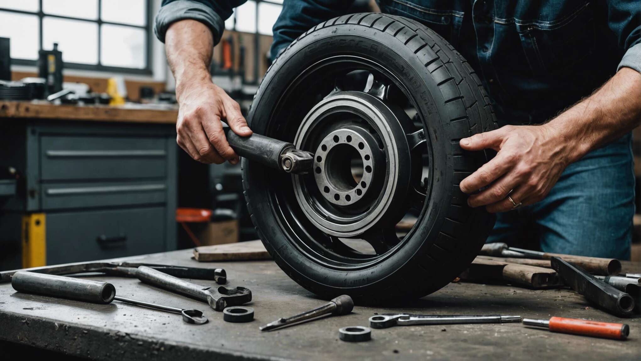 Réparation d’un pneu de moto crevé : méthodes temporaires et permanentes