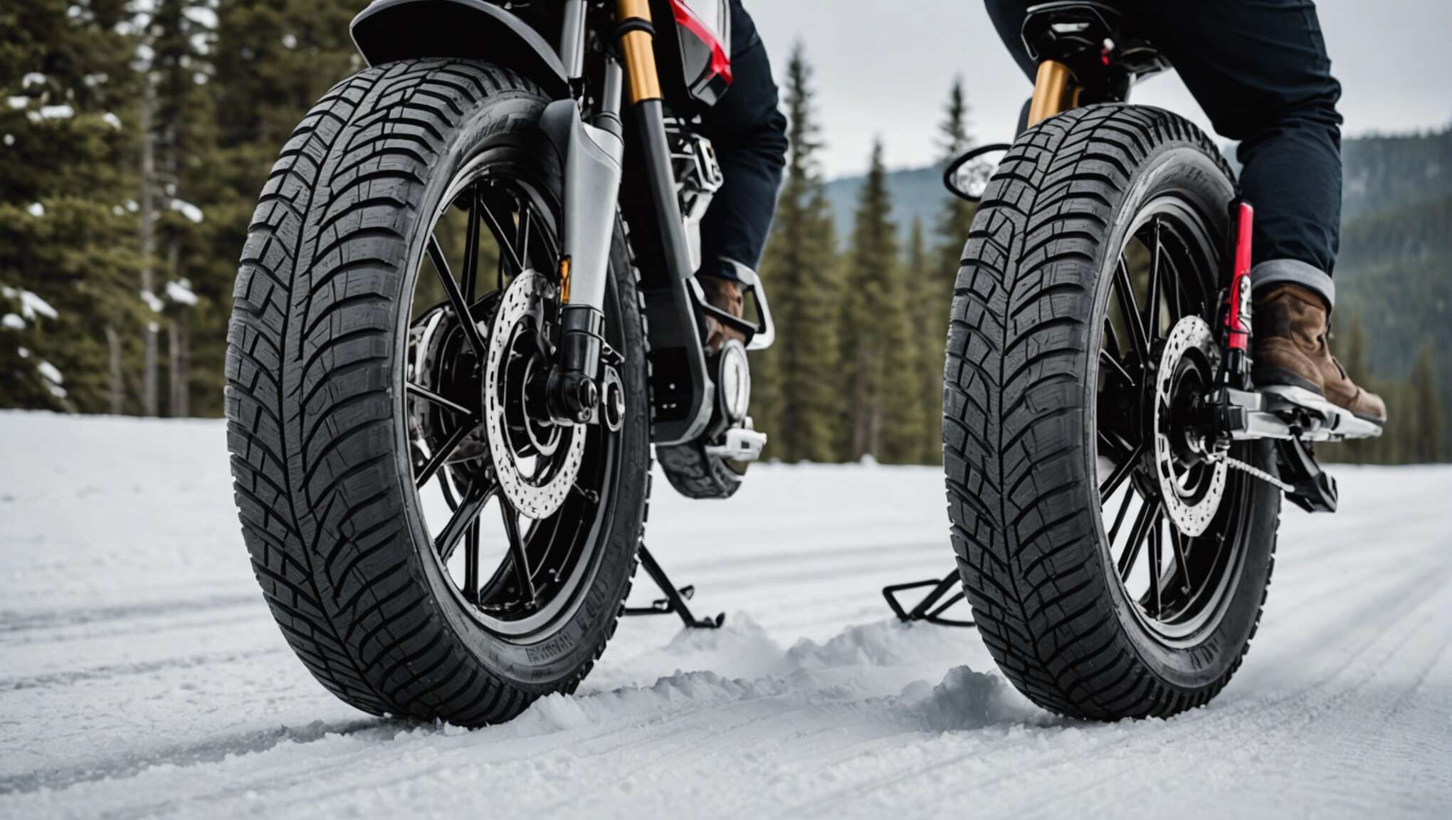 Les spécificités des pneus moto pour l'hiver : adhérence et sécurité