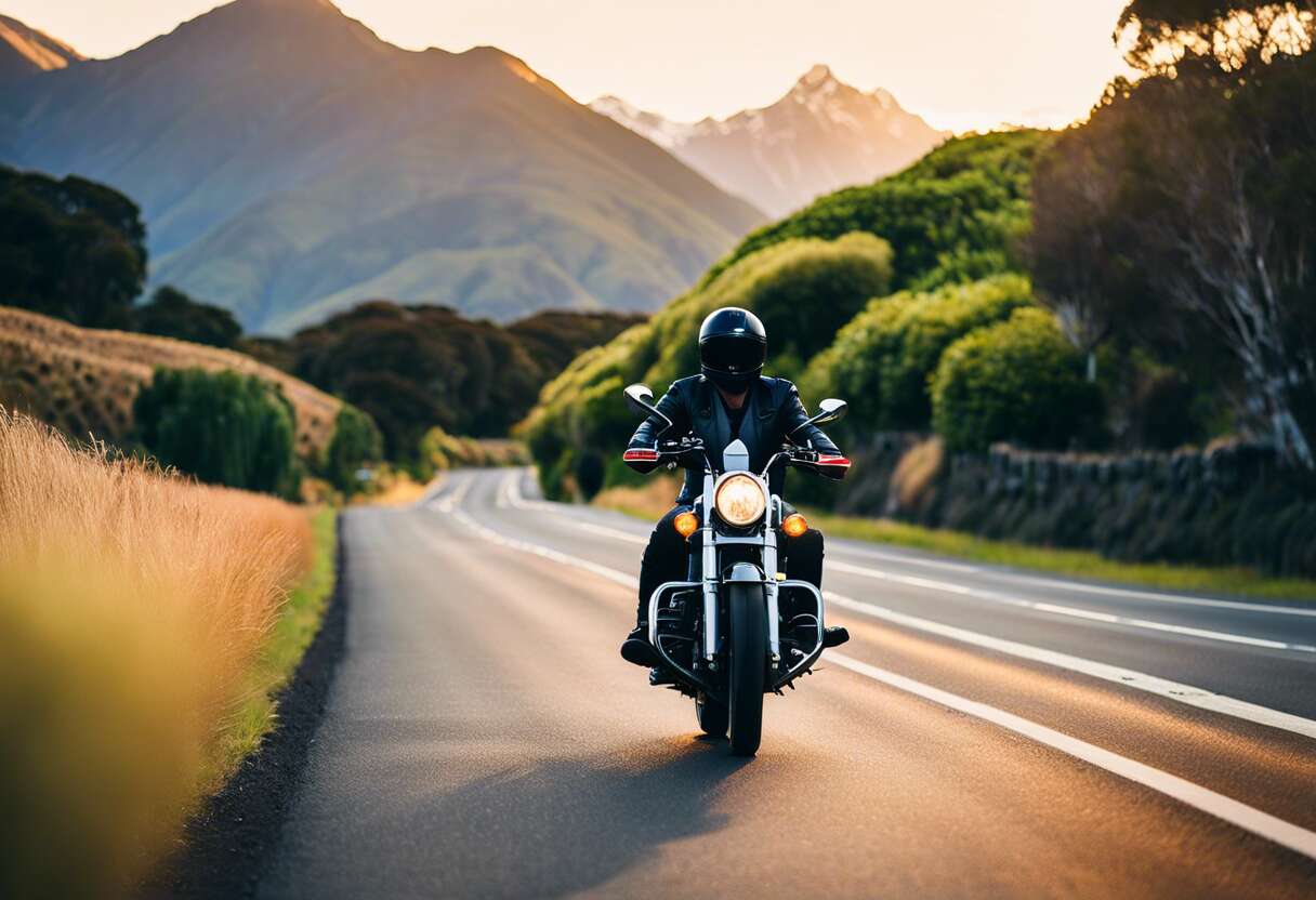 Itinéraires pittoresques pour une escapade moto en Nouvelle-Zélande