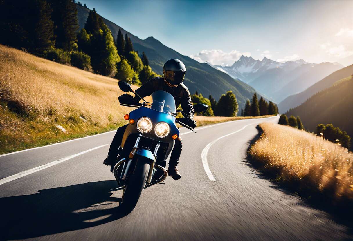 Balades mythiques : traverser les Alpes en moto