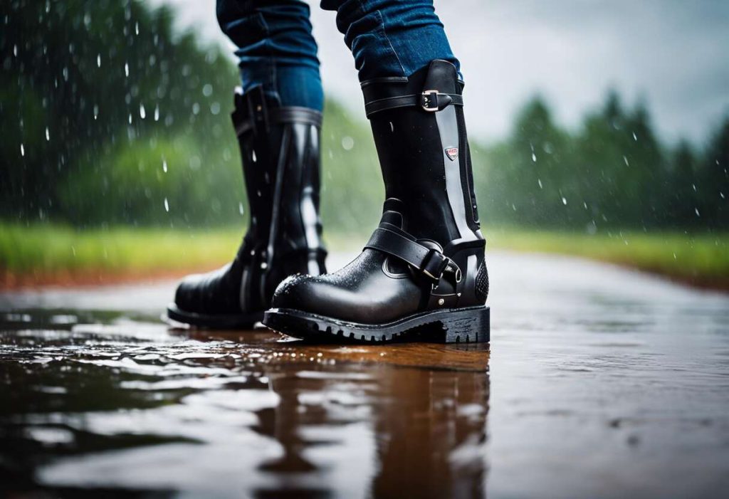 Bottes de moto étanches : gardez les pieds au sec et protégés
