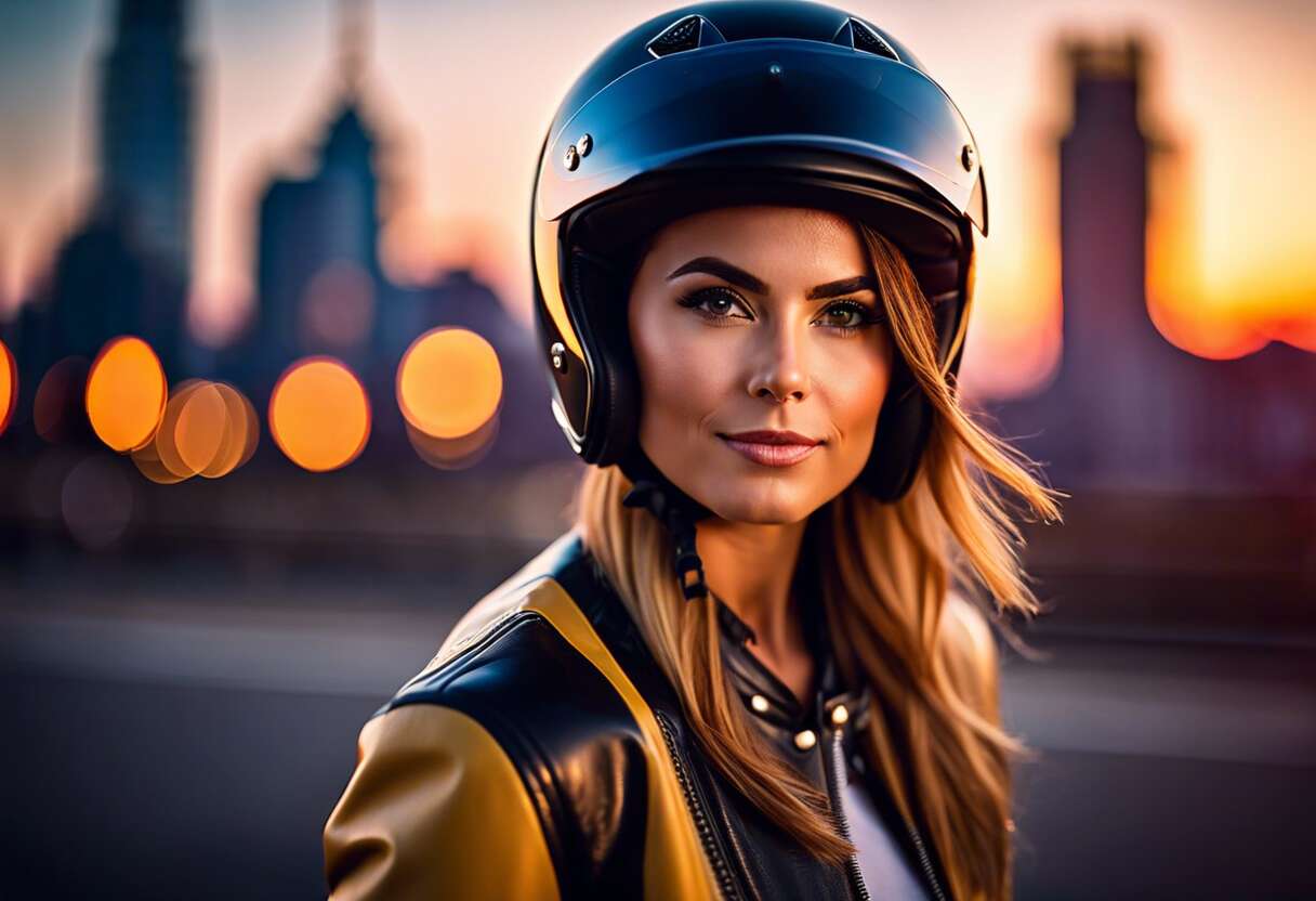Casques de moto pour femmes : alliez esthétique et sécurité