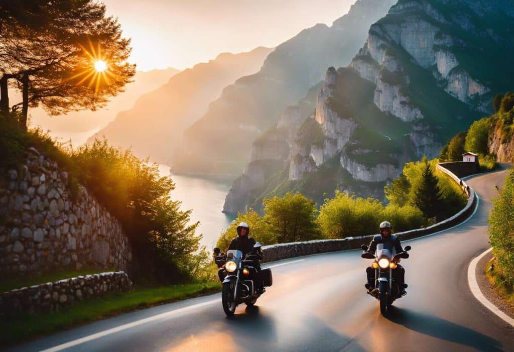 Top des routes incontournables pour un roadtrip à moto en Europe